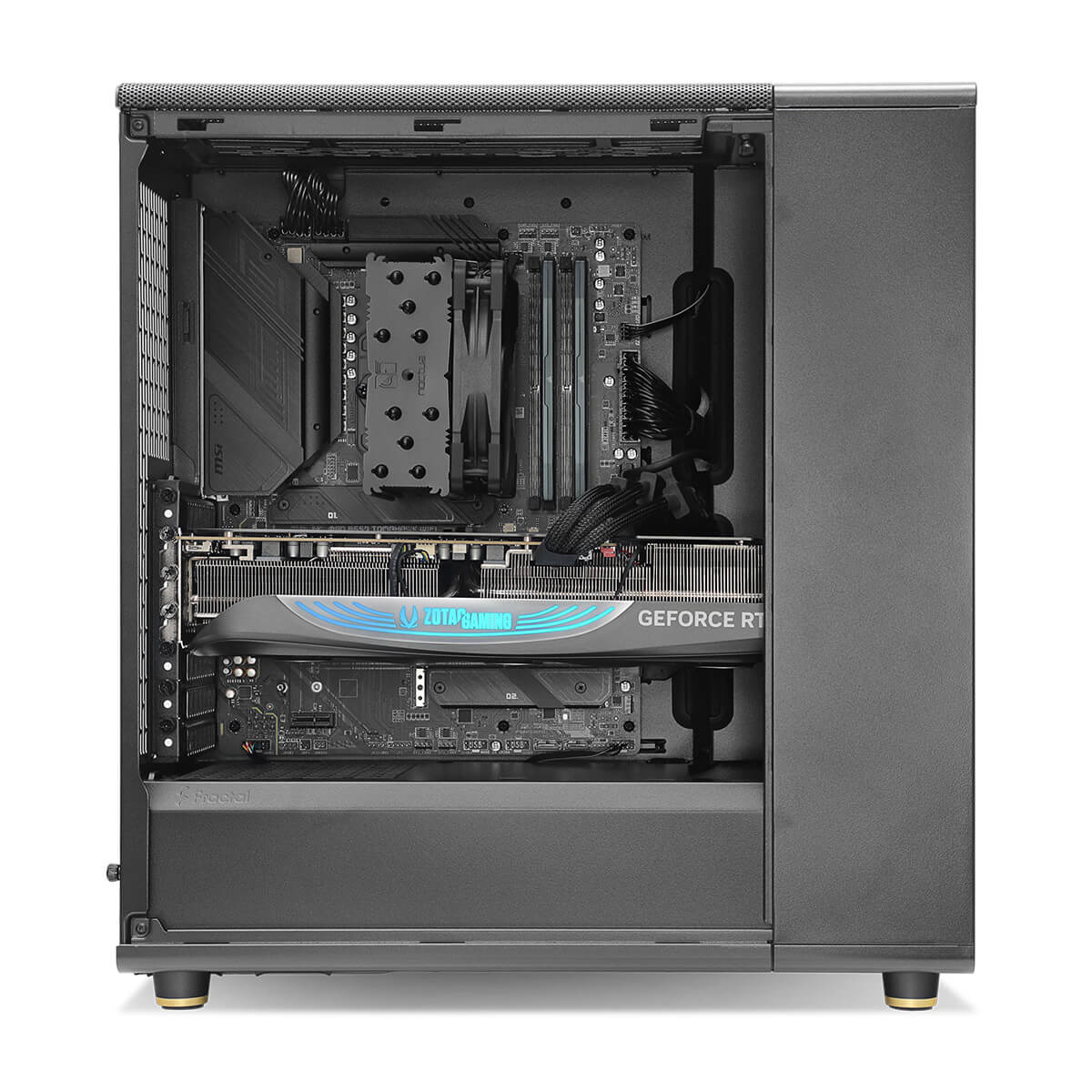 Chinkapin V1.1 Gaming Desktop PC with RTX 4080 & AMD Ryzen 7 7800X3D - High Performance 4K Gaming, VR Ready, Streaming & Content Creation Computer