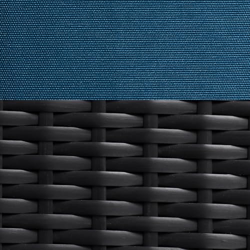 Coffee/Peacock Blue