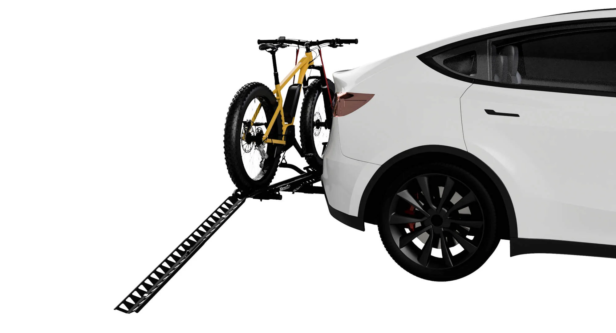 Heavy Duty Loading Ramp for Mini Bikes & Motorcycles - Foldable Aluminum Bike Rack Ramp with Anti-Slip Surface - Perfect for ATVs, Dirt Bikes & Scooters Transport