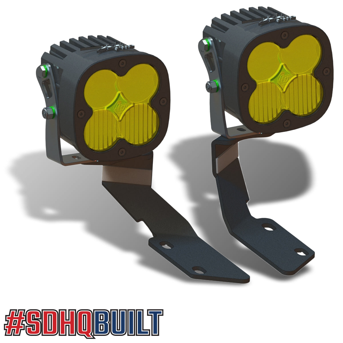 2003-2009 Lexus GX470 SDHQ Built A-Pillar Light Mounts | Off-Road LED Light Brackets for GX470 | Perfect for Overlanding & Night Driving