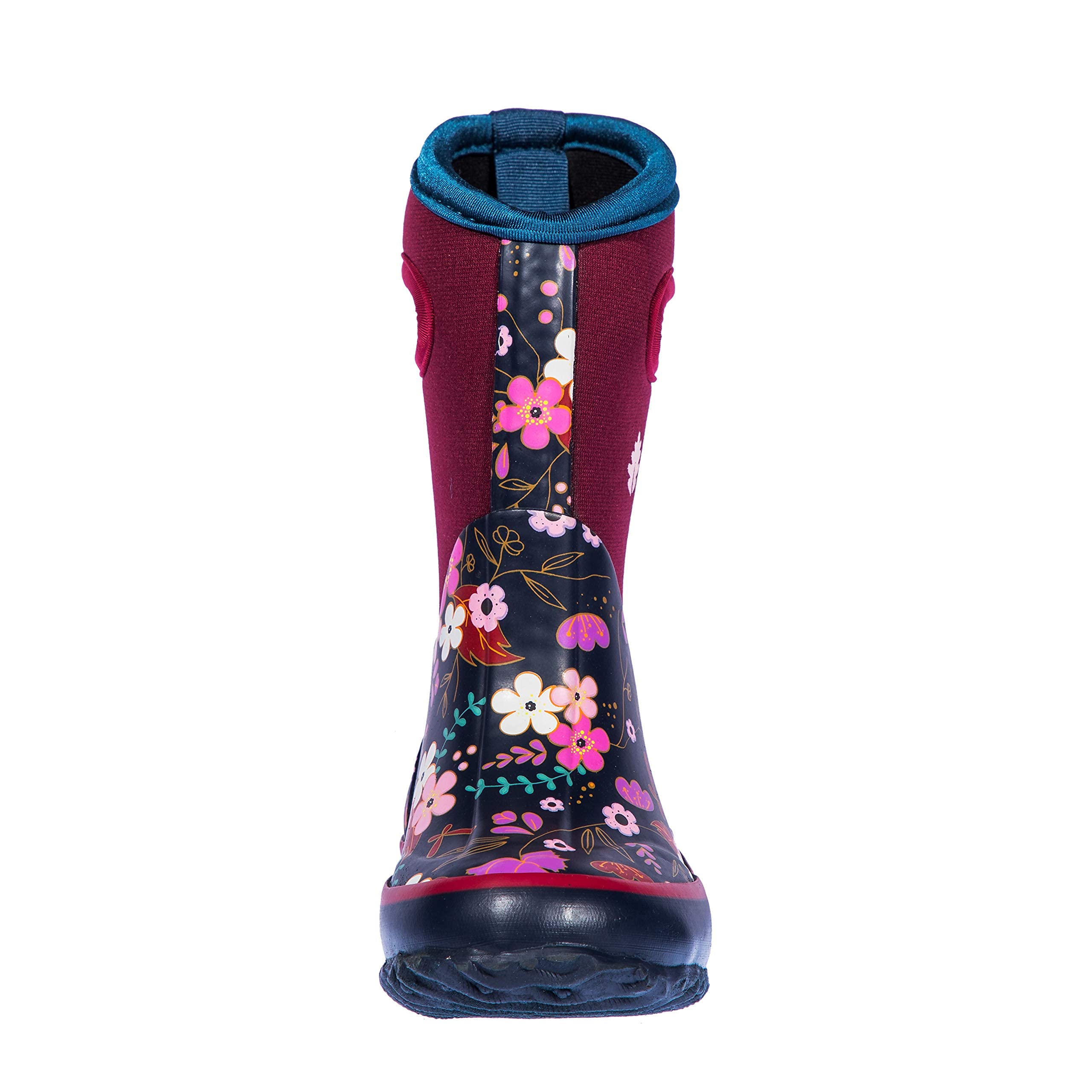 OAKI Kids Neoprene Rain Boots - Waterproof Snow Boots for Boys & Girls - Warm Muck Boots for Outdoor Play, Hiking & Puddles