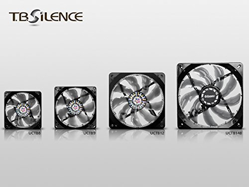 UCTB8 80mm PC Case Fan - High Performance Cooling for Gaming PCs, Desktops & Workstations | Quiet & Durable Computer Cooling Fan