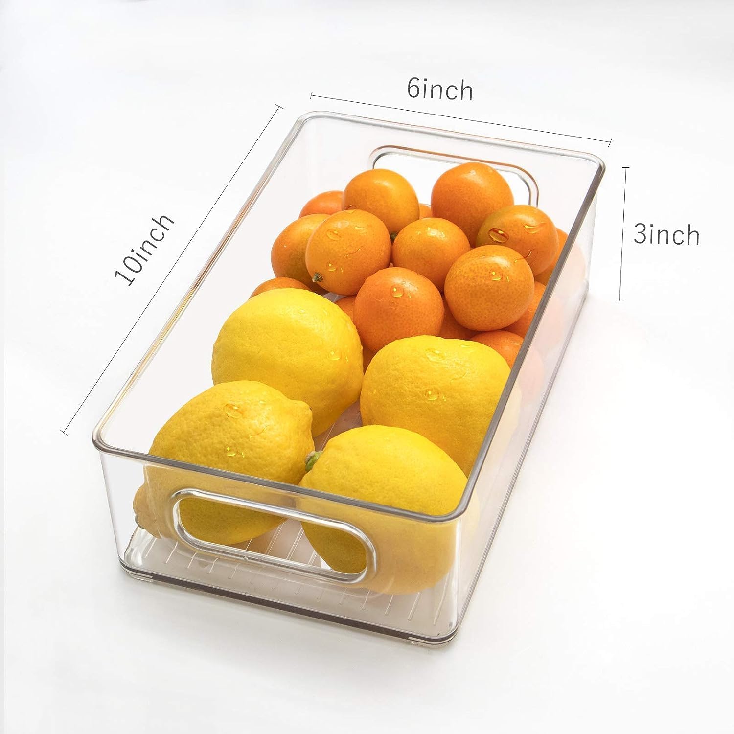 Housewarming 4-Pack Stackable Storage Boxes with Lids - Multipurpose Kitchen Organizer for Fridge, Countertops & Pantry - Space Saving Food Containers for Home Organization