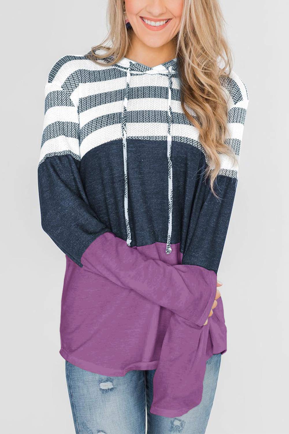GOLDPKF Women's Sweaters & Hoodies - Cozy Long Sleeve Sweatshirts for Women | Casual Fall Winter Tops for Layering, Work & Weekend Outfits
