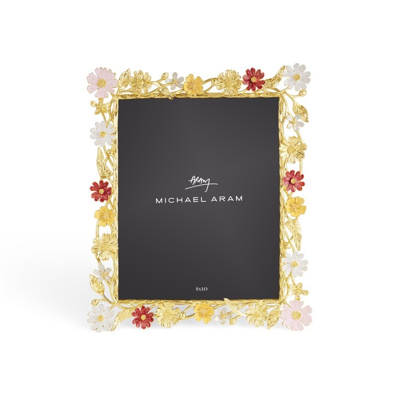 8x10 Wildflowers Picture Frame - Elegant Floral Wall Decor for Home, Office, or Gift - Perfect for Weddings, Anniversaries & Spring Decorations