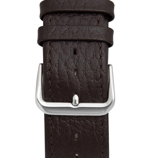Brown Buffalo / Silver Hardware