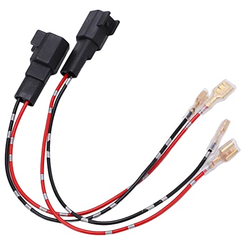 1 Pair Car Door Speaker Wiring Harness - ABS 12V Speaker Adapter Plug Connector for Car Horn & Audio System | Easy Installation, Universal Fit for Most Vehicles | Perfect for Car Audio Upgrades & DIY Repairs