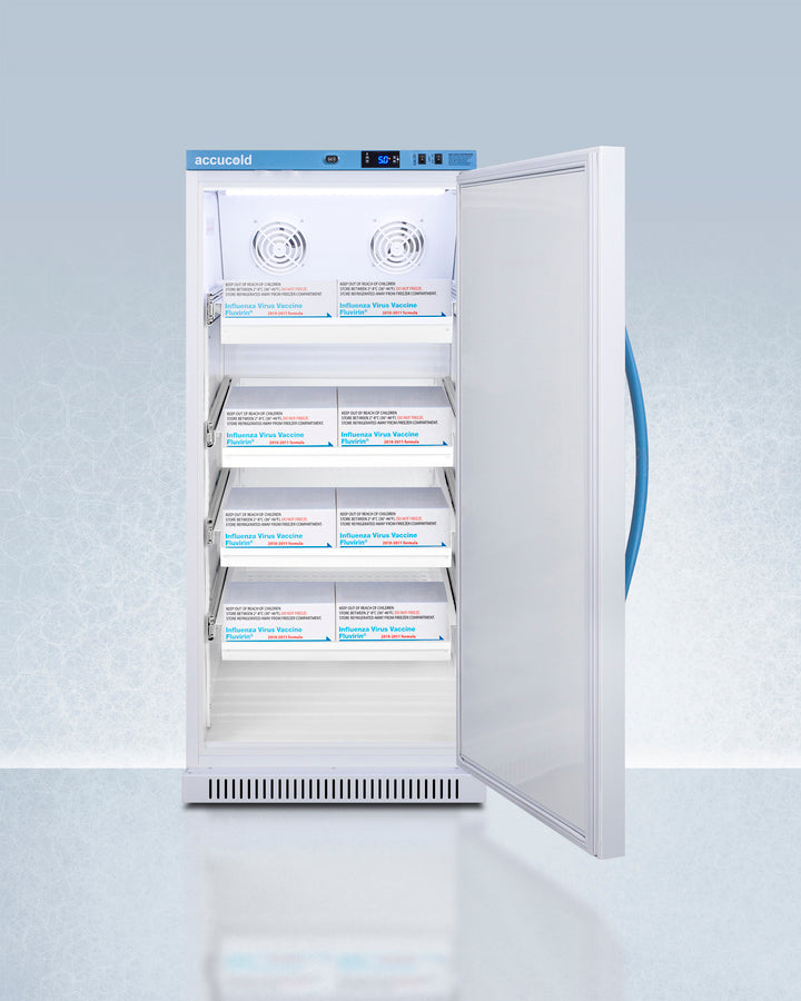 Accucold 8 Cu.Ft. Upright Vaccine Refrigerator with Removable Drawers - Medical Grade Storage for Vaccines, Pharmaceuticals & Lab Use - Perfect for Clinics, Hospitals & Research Facilities (Model ARS8PVDR)