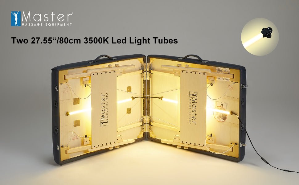 Master Massage Galaxy Ambient Lighting System - 3500K Warm LED Strips for Massage Tables | Spa Atmosphere Light for Relaxation & Therapy Rooms