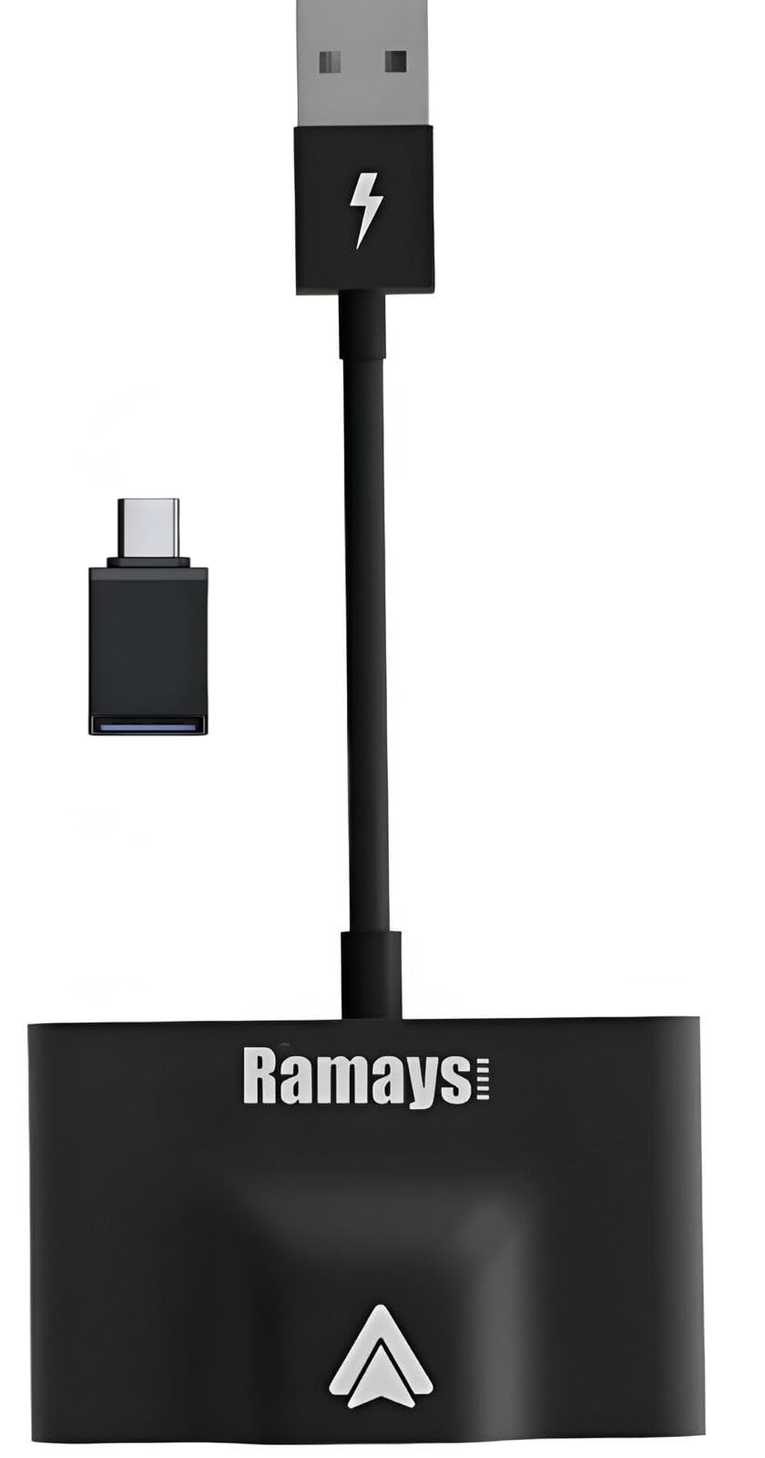 Ramay Wireless Android Auto Adapter - Plug & Play OEM Factory Wired Android Auto Car Dongle for Android Phones | Converts Wired to Wireless | Easy Setup | Perfect for Commuting, Road Trips & Hands-Free Driving