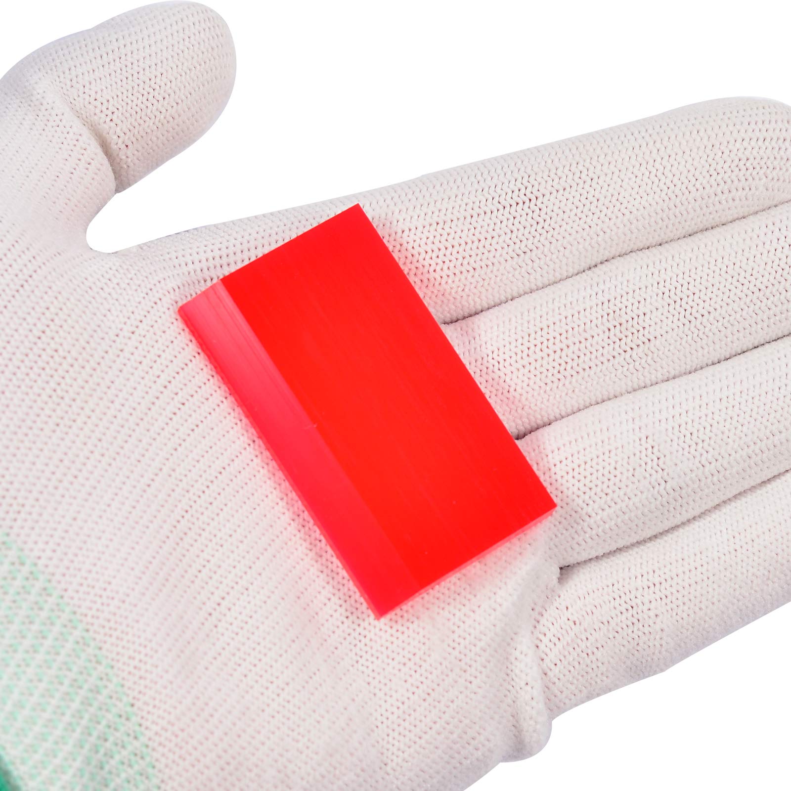 2-Inch Extra Small Rubber Squeegee - Flexible & Soft Non-Scratching Cleaning Tool for Resin 3D Printing, Car Windows, Mirrors & Tint Films - Perfect for DIY, Auto Detailing & Home Cleaning (Pack of 3)