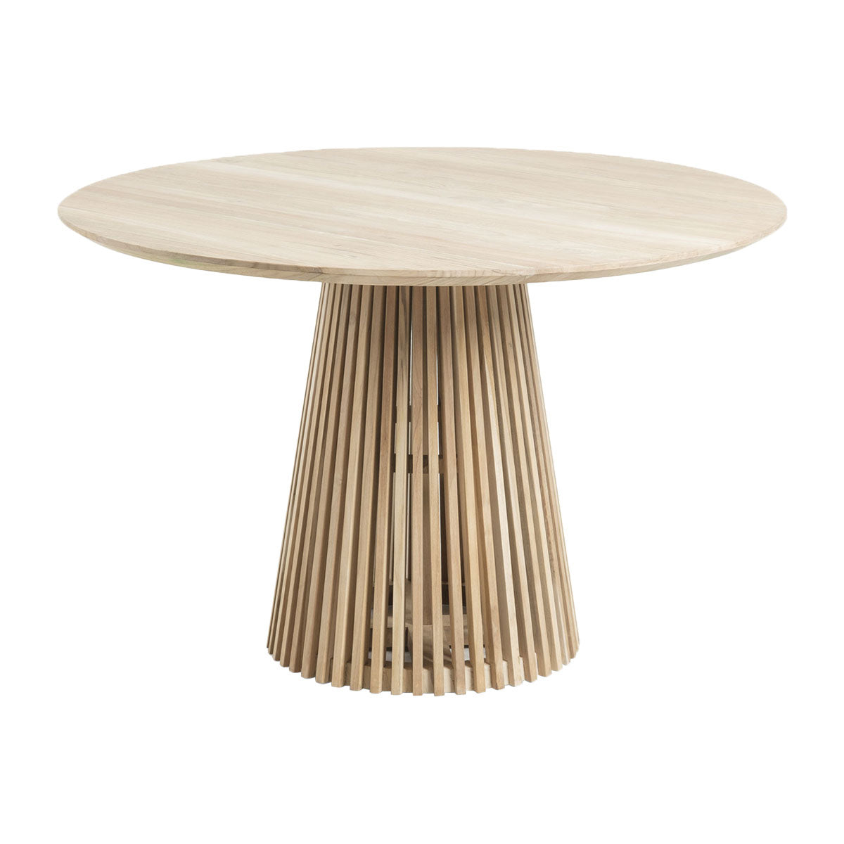 Round Dining Table - 42 Inch Modern Wooden Kitchen Table for Small Spaces - Perfect for Breakfast Nook, Apartment Dining, and Cozy Family Meals
