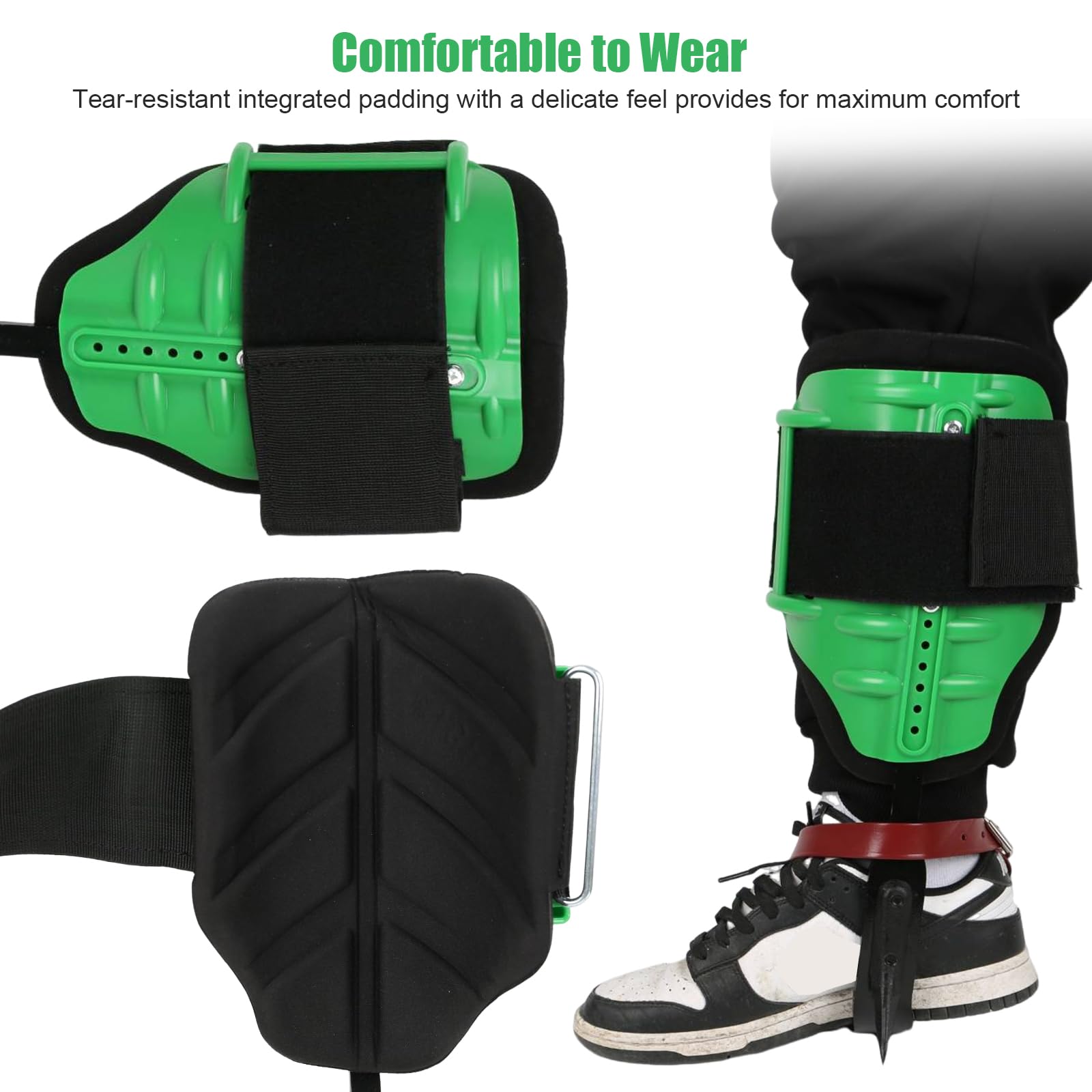 Professional Tree Climbing Gear Kit - Steel Core Flip Line, Adjustable Triple Lock Lanyard & Grappling Hook with 20m Rope - Perfect for Arborists, Tree Trimming and Outdoor Climbing Adventures