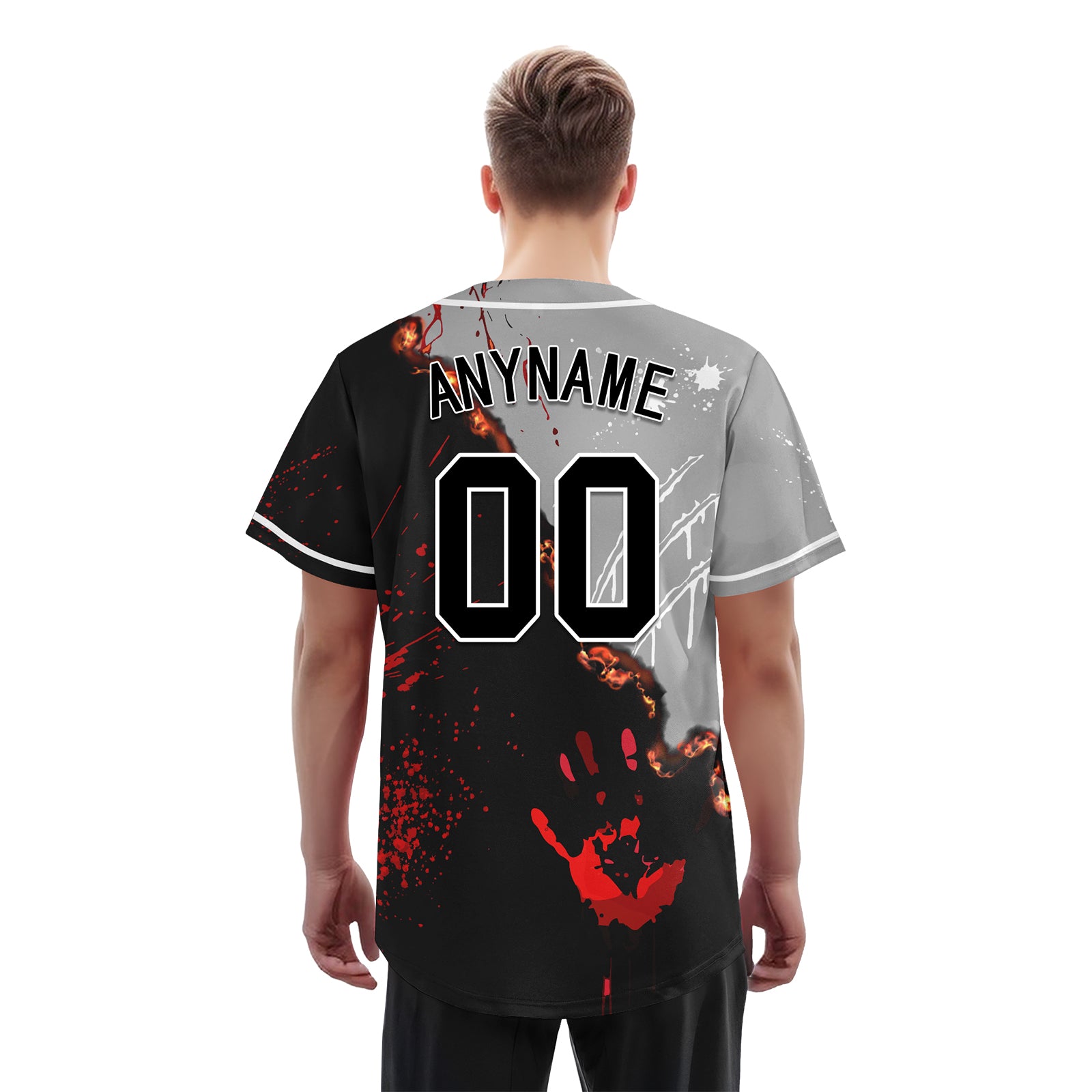 Custom Gothic Personalized Authentic Baseball Jersey BSBJ01 E06007 - Vintage Style Sports Apparel for Baseball Games, Cosplay & Gothic Fashion
