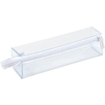 KOKUYO C2 Clear Pen Case - Transparent Pencil Pouch for School, Office & Travel - Organize Pens, Pencils & Stationery Supplies