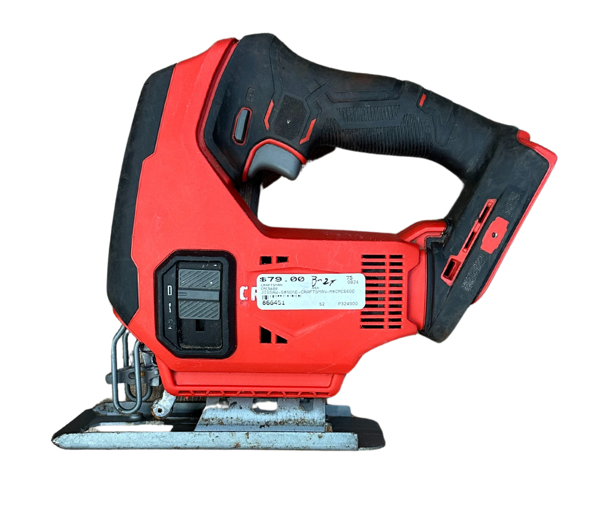 Craftsman V20 Cordless Jig Saw - Powerful 20V Lithium-Ion Battery, Lightweight & Ergonomic Design for Woodworking, Metal Cutting & DIY Projects - Perfect for Home Renovation, Carpentry & Crafting