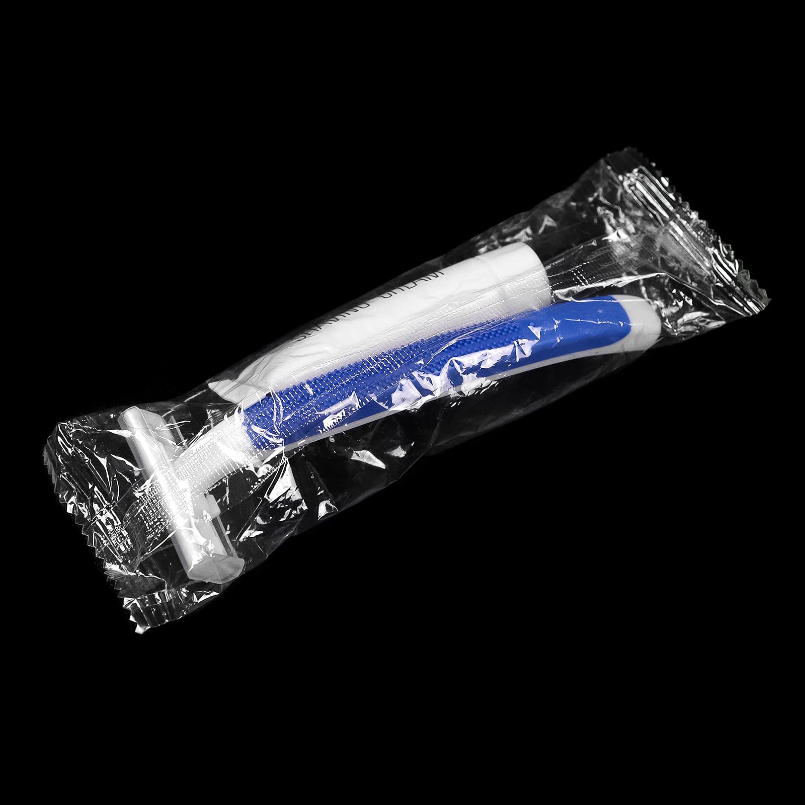 Bulk Disposable Twin Blade Razors - 50 Pack Individually Wrapped with Safety Cap & Shaving Cream | Ideal for Travel, Hotels, Airbnbs, Shelters & Homeless Care Kits