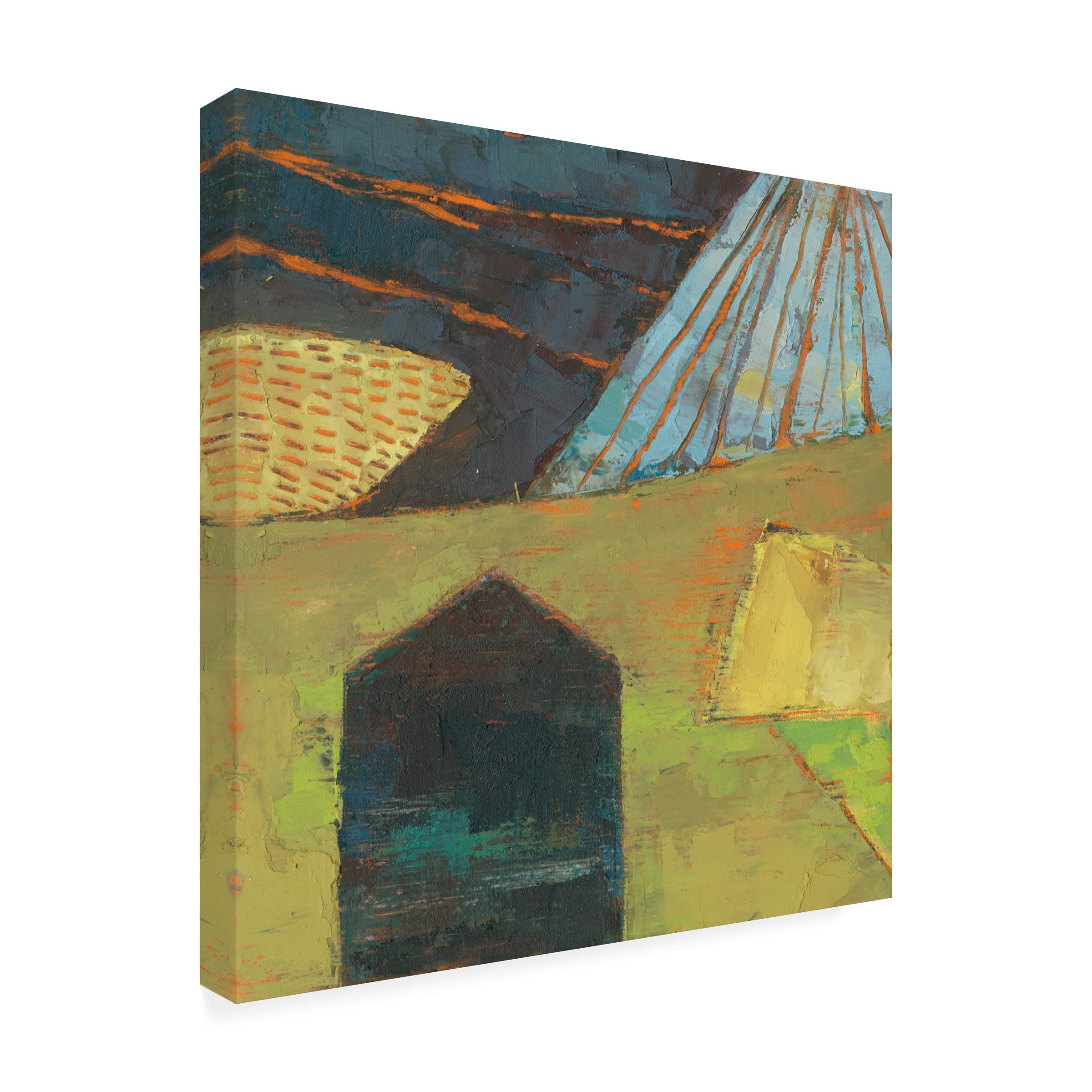 Trademark Fine Art 'Bear Valley Barn I' Canvas Art by Sue Jachimiec - Rustic Countryside Wall Decor for Living Room, Bedroom & Office