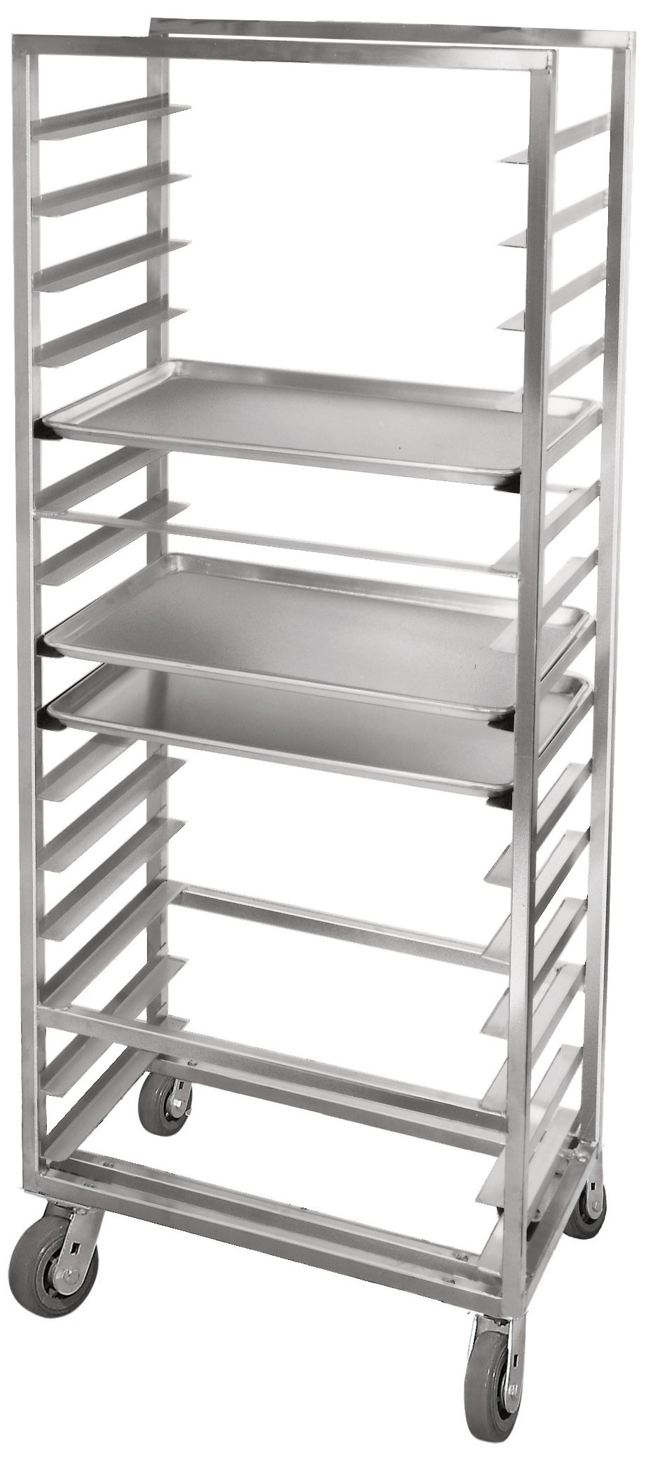 AXD2810 Commercial Bun Pan Rack - Heavy Duty Stainless Steel Baking Sheet Organizer for Restaurants, Bakeries & Commercial Kitchens - Perfect for Storing Cookie Sheets, Baking Pans & Pastry Trays