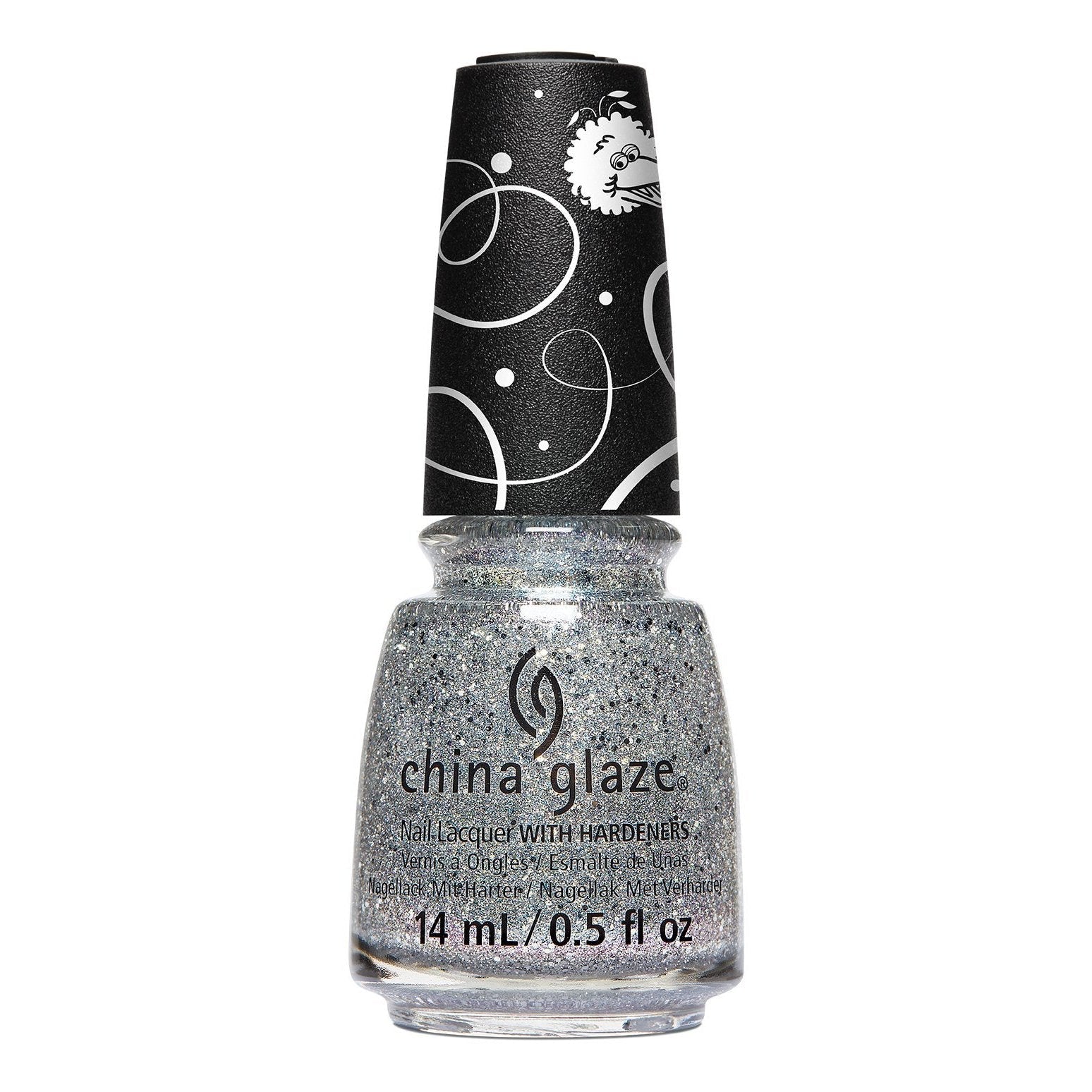 China Glaze T Is For Tinsel Nail Polish 0.5 oz #84758 - Holiday Glitter Nail Art for Christmas Parties & Festive Occasions