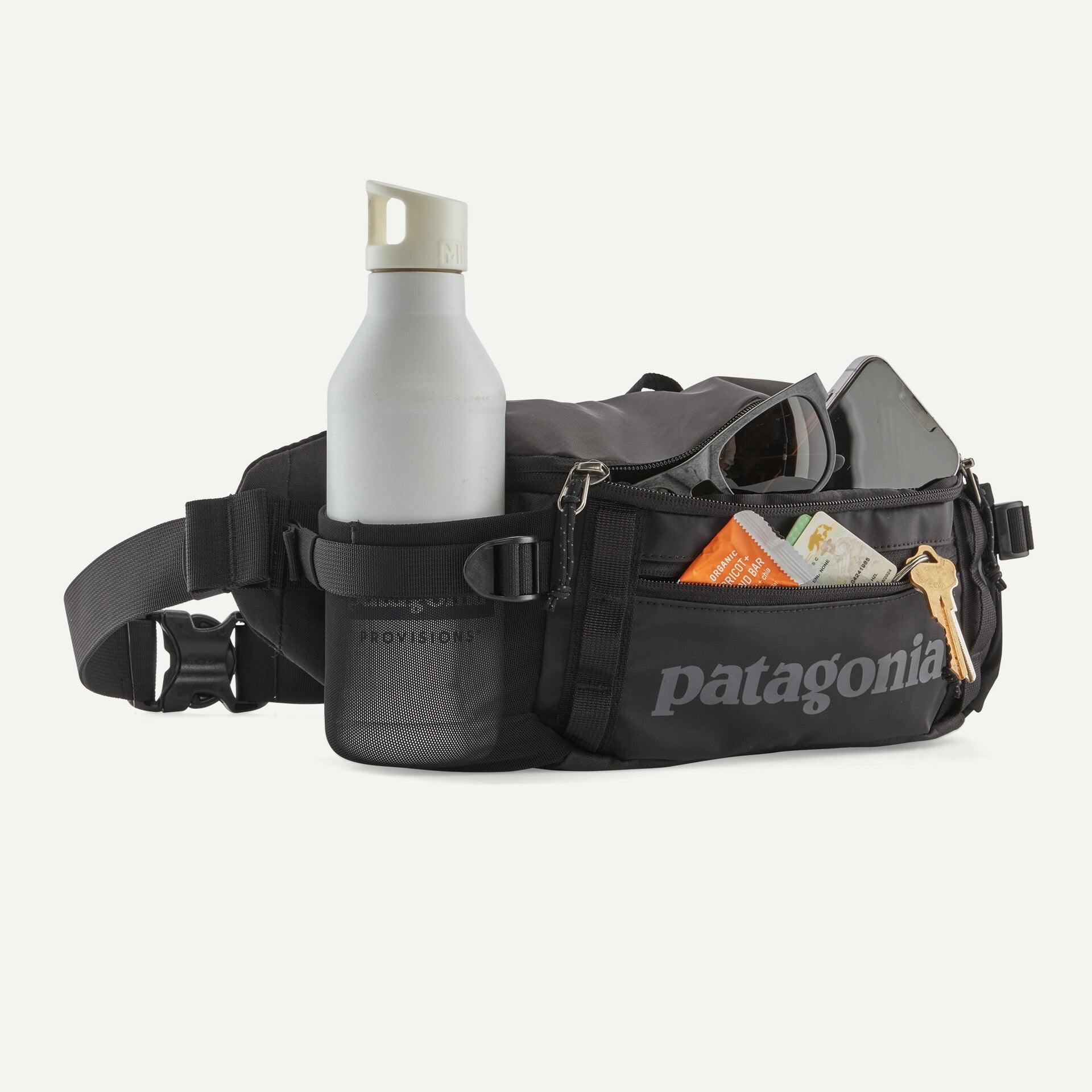 5L Black Hole Waist Pack - Lightweight & Waterproof Fanny Pack for Hiking, Travel & Everyday Use - Compact Crossbody Bag for Men & Women