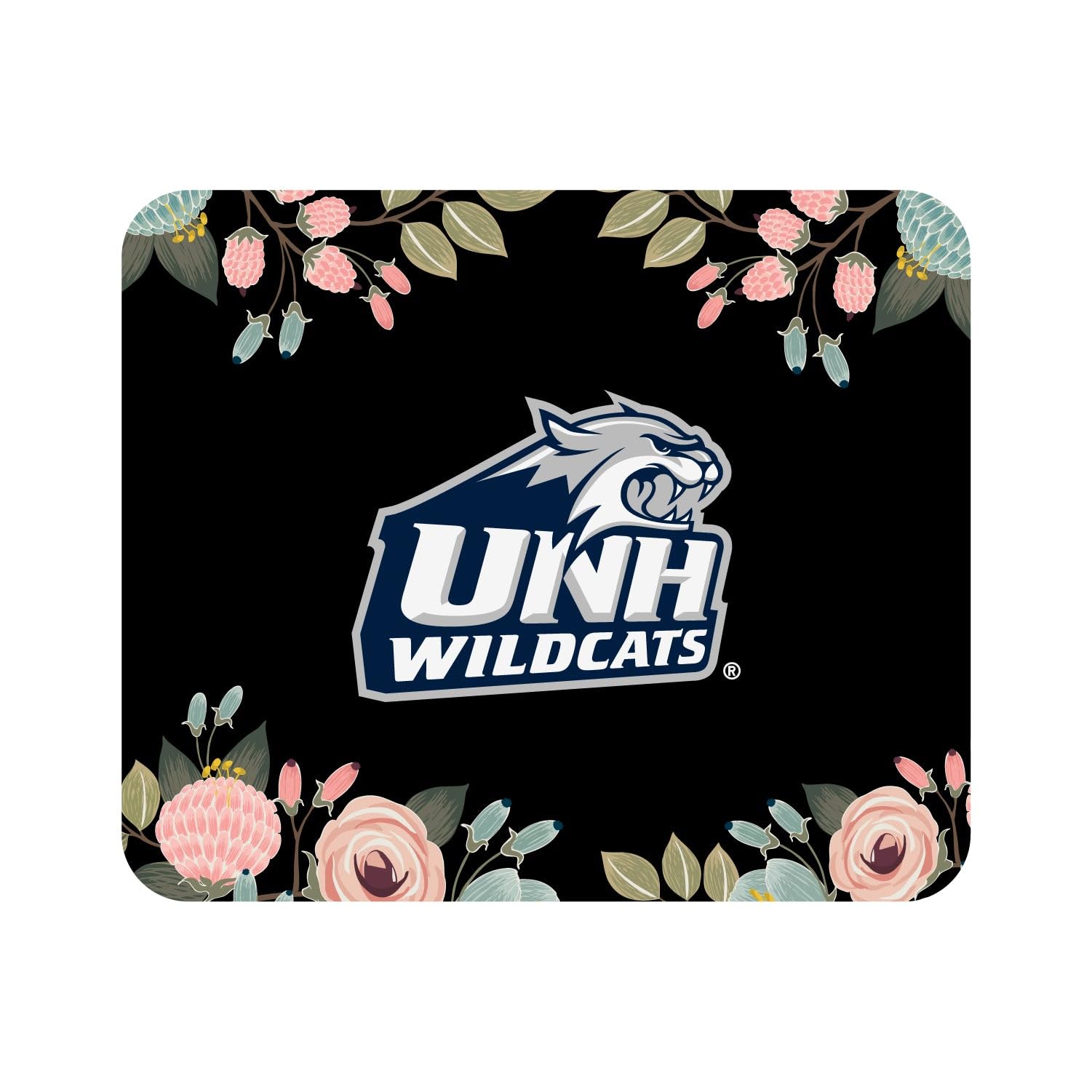 UNH Wildcats Mouse Pad - Non-Slip Fabric Gaming & Office Desk Mat with University of New Hampshire Logo - Perfect for Students, Alumni & Fans - Dorm, Home & Work Setup Accessory