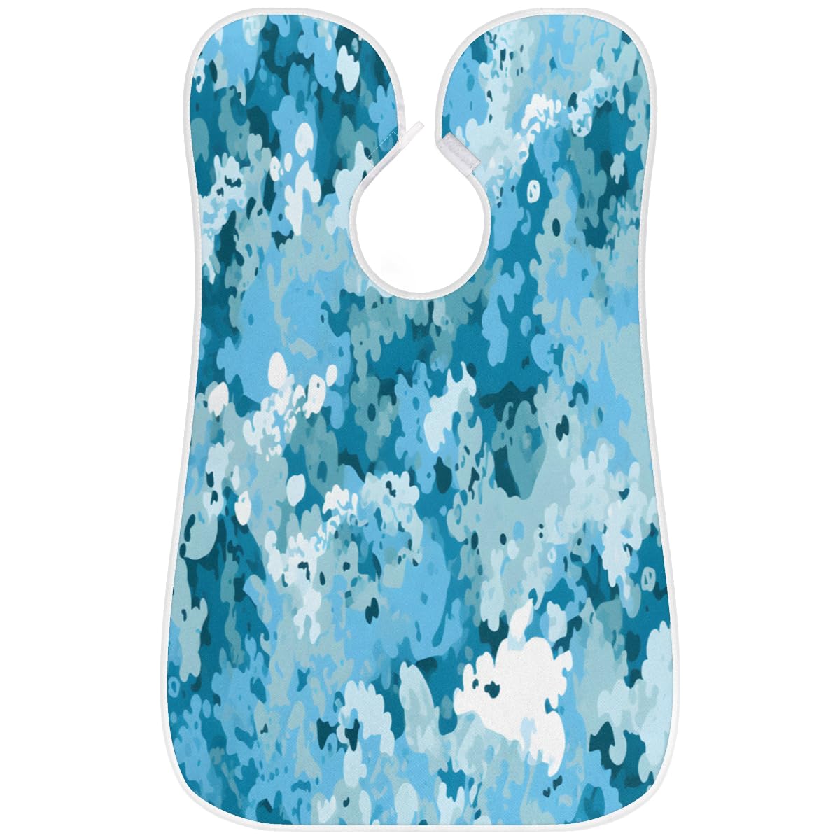 Abstract Camouflage Beard Shaving Bib for Men - Waterproof Hair Dye Apron & Barber Cape for Haircut, Makeup & Tattoo - Sink Hair Catcher & Grooming Accessory - Perfect for Home Salon, Barber Shops & DIY Hair Coloring