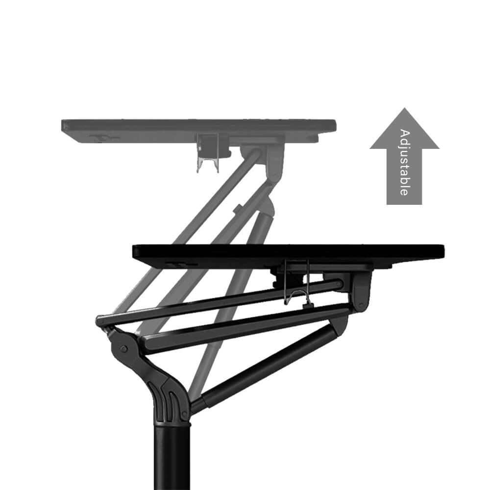 Adjustable Height Stand Up Workstation Desk - TESSA Flexi Ergonomic Office Desk for Home & Office Use, Perfect for Remote Work & Computer Tasks