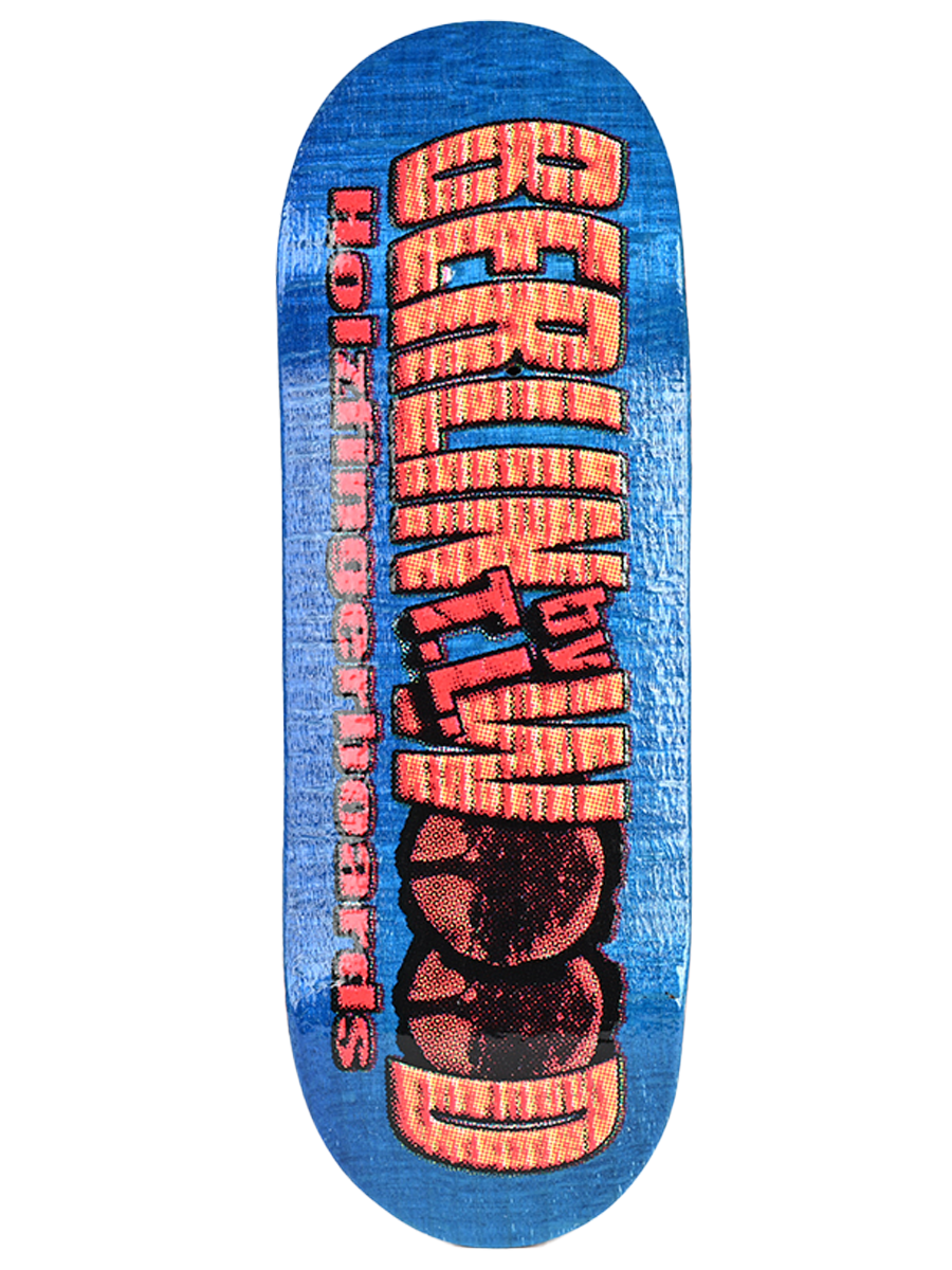 Berlinwood Fingerboard Deck - Old School BW Style | Professional Finger Skateboard for Tricks & Stunts | Perfect for Skateboard Enthusiasts & Collectors