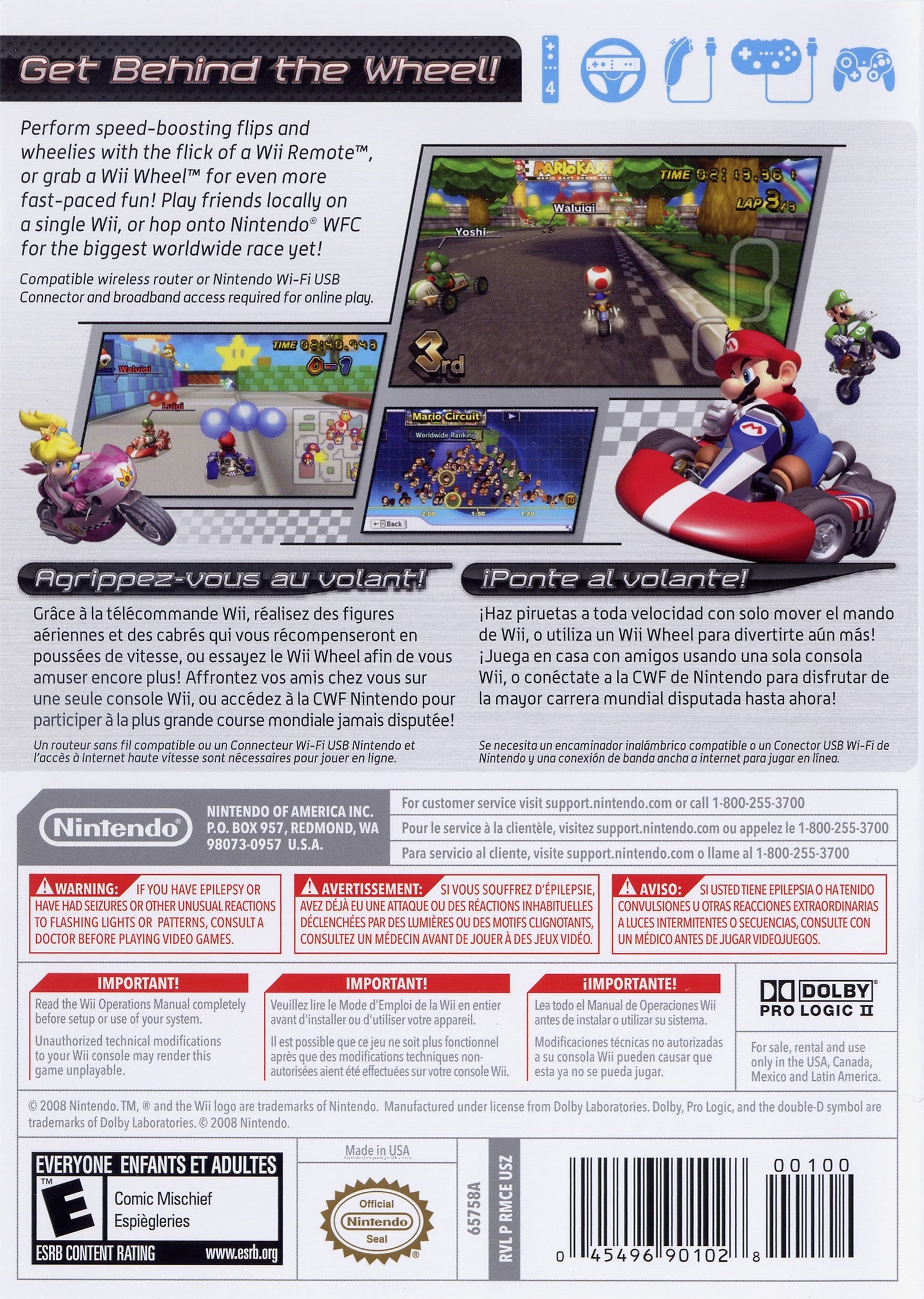 Used Mario Kart Wii Video Game - Authentic Nintendo Wii Racing Game for Kids & Adults | Perfect for Family Game Nights & Multiplayer Fun