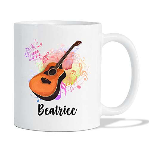 Guitar White Mug