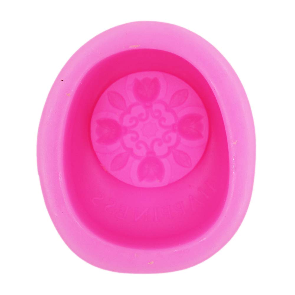 Premium Silicone Soap Molds for DIY Handmade Soap Making - Happiness Craft Art Soap Molds for Bath Bombs, Candles & Gifts - Perfect for Home Spa, Wedding Favors & Craft Projects