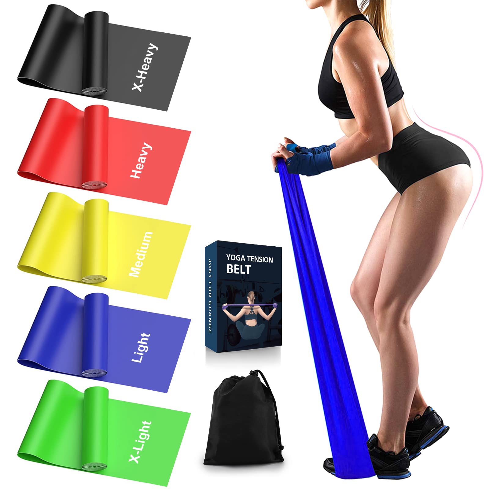 Premium Resistance Bands Set for Home Workouts & Physical Therapy - 59