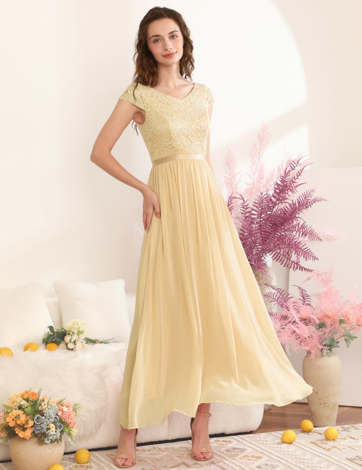 Elegant Black Formal Maxi Dress for Women 2024 - Wedding, Bridesmaid & Evening Gown - Perfect for Prom, Cocktail Parties & Special Occasions