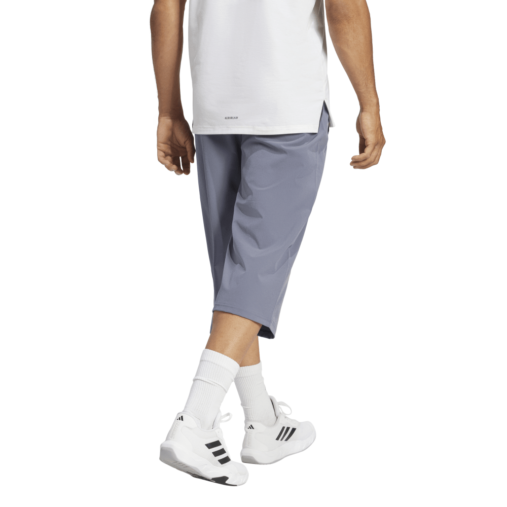 Adidas Train Essentials Woven 3/4 Men's Workout Pants - Lightweight & Breathable for Running, Gym & Casual Wear
