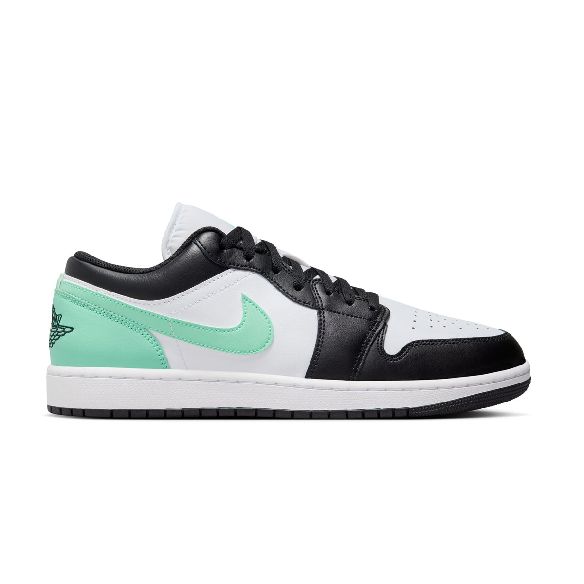 Air Jordan 1 Low 'Green Glow' Men's Basketball Shoes - Retro Sneakers for Casual Wear & Street Style Fashion