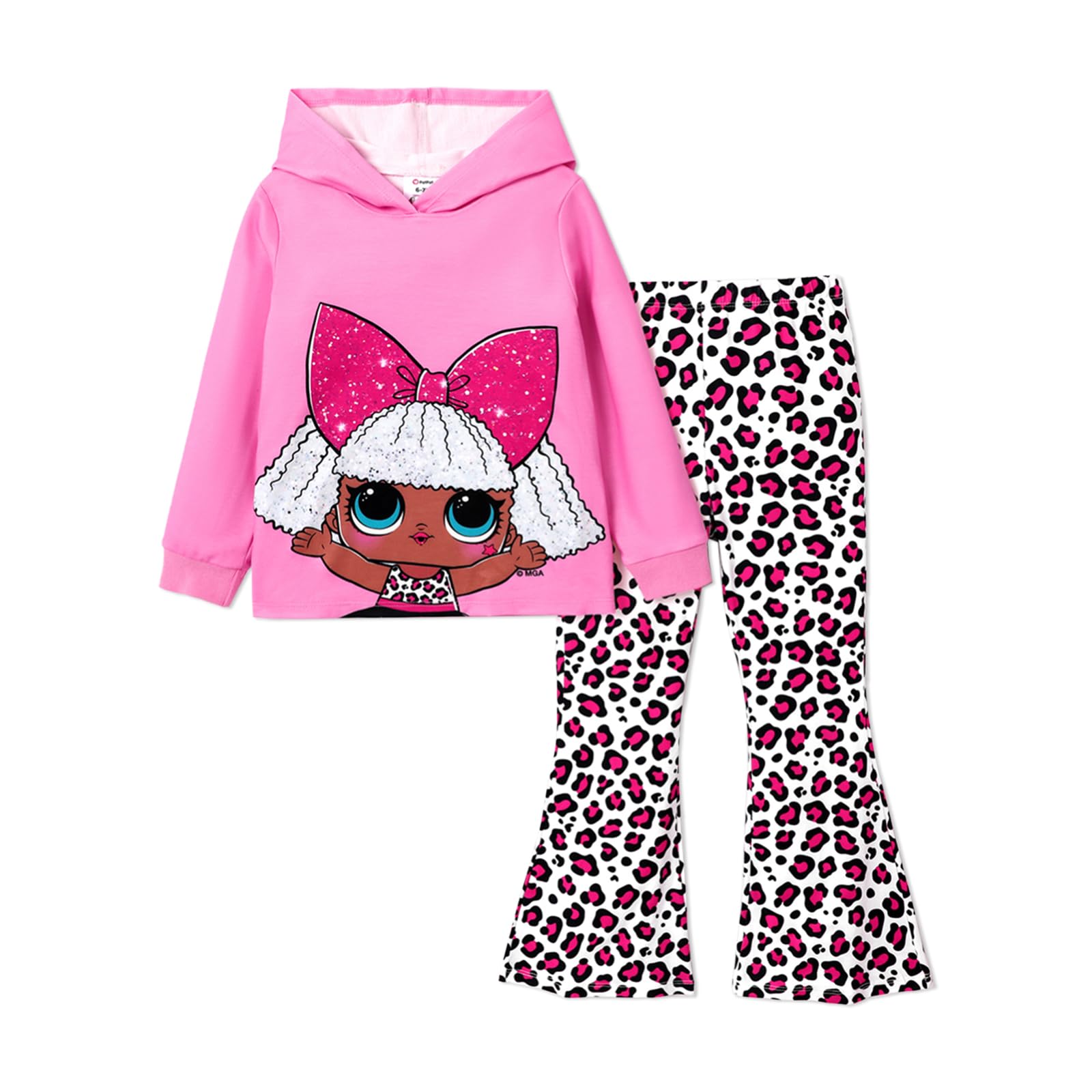 L.O.L. Surprise! Girls 2-Piece Outfit Set - Hooded Sweatshirt & Leggings, Long Sleeve Casual Wear for Girls | Perfect for School, Playdates & Birthday Parties