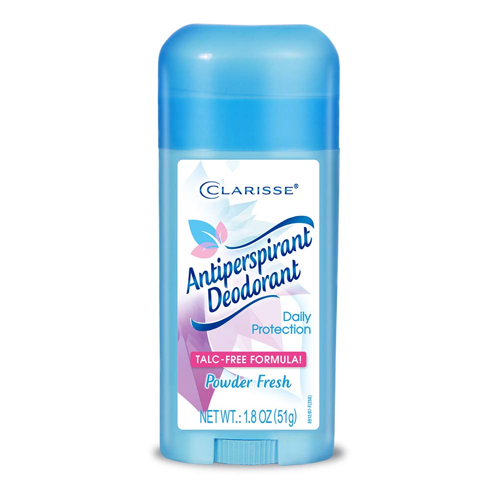 Clarisse Women's Deodorant Antiperspirant - Powder Fresh Scent, 2.5 oz, Long-Lasting Protection for Daily Use & Active Lifestyle
