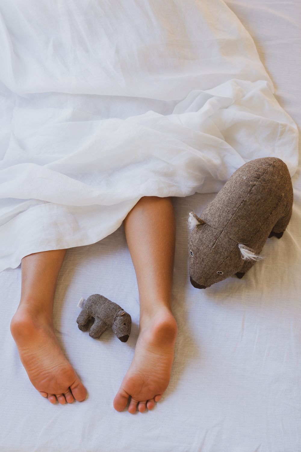 Wally Wombat Plush Toy with Mini Rattle - Soft Cuddly Stuffed Animal for Babies & Toddlers - Perfect for Playtime, Nursery Decor, and Sensory Development
