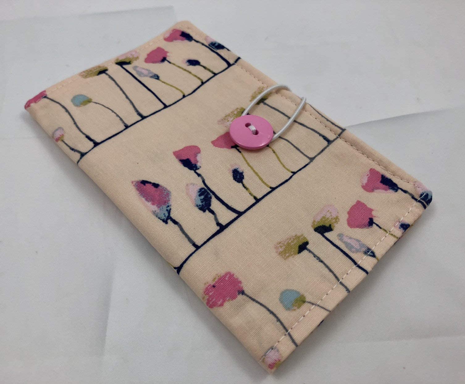 Floral Tea Bag Organizer Wallet Case - Pink Flamingo Design for Tea Lovers | Perfect for Travel, Home & Office Storage | Compact Tea Bag Holder for Herbal, Green & Black Tea Bags
