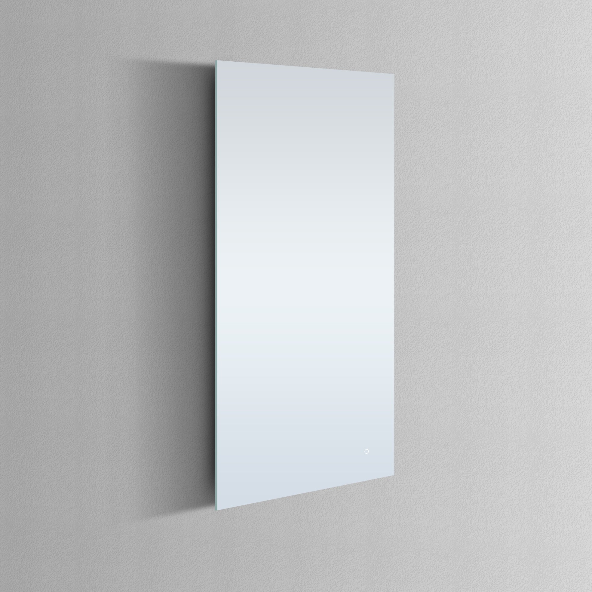 DAX Positano Frameless LED Bathroom Mirror with Anti-Fog Function - Backlit Vanity Mirror for Modern Bathrooms & Makeup Application