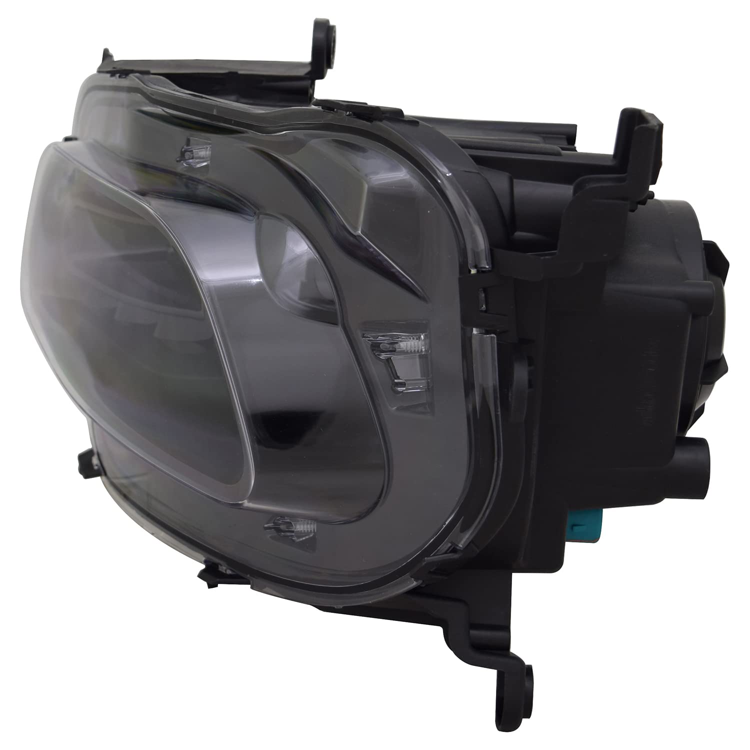TYC Left Headlight Assembly Compatible with 2016-2018 Jeep Cherokee - Replacement Headlamp for Improved Night Visibility - Perfect for Off-Roading & Daily Driving