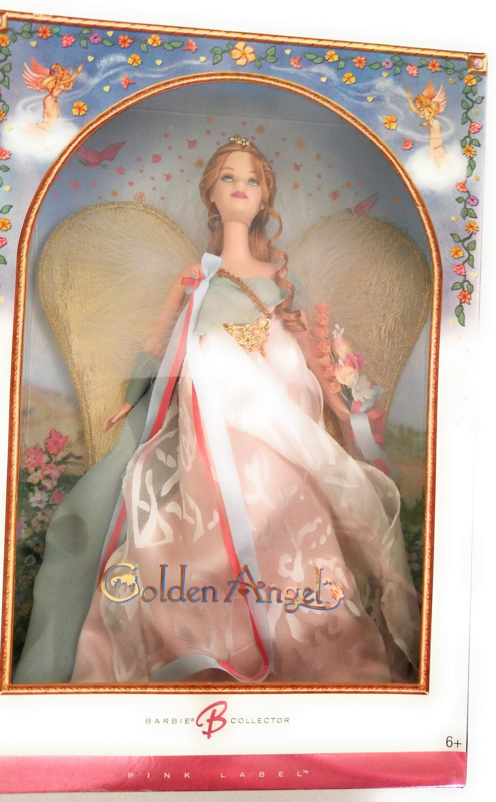 Barbie Collector Golden Angel Doll - Limited Edition Fashion Doll with Glittering Wings & Elegant Gown | Perfect for Collectors, Gift-Giving & Holiday Decorations