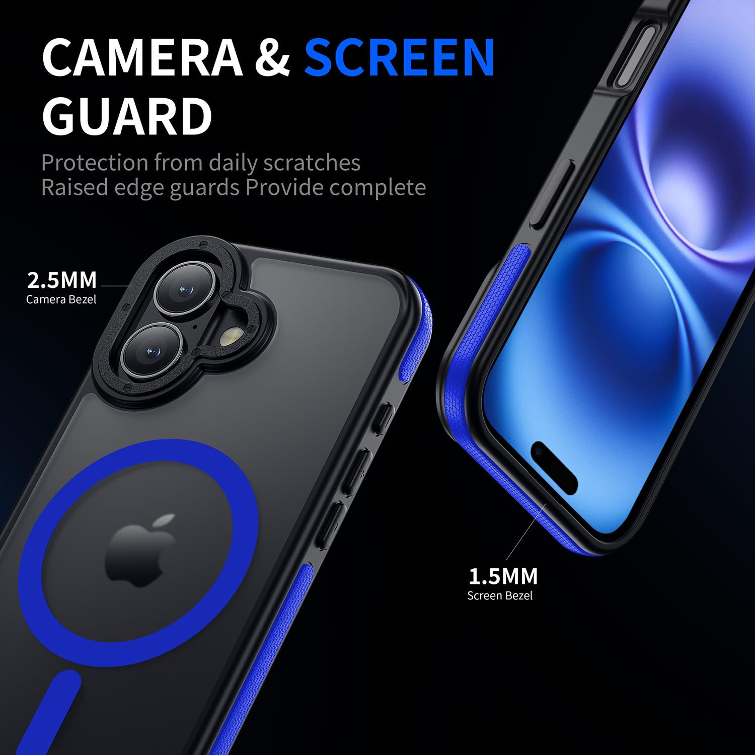Ultra Slim Magnetic iPhone 16 Case [5X Military-Grade Protection] - Shockproof MagSafe Compatible Cover for iPhone 16 (6.1