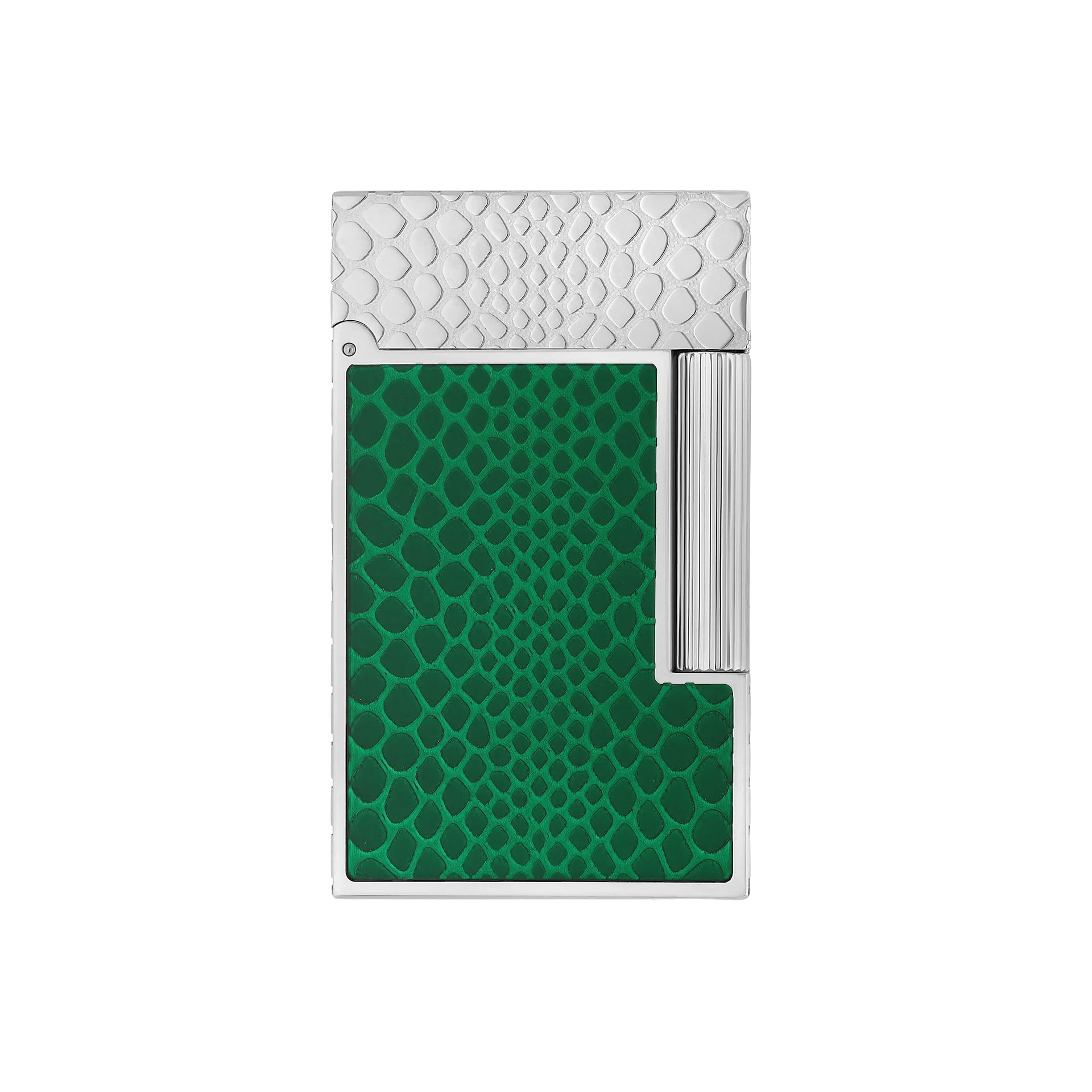 S.T. Dupont Ligne 2 Luxury Snake Skin Green Lighter - Premium Butane Lighter for Cigars, Cigarettes & Collectors - Perfect for Gifting, Smoking Accessories & Luxury Lifestyle