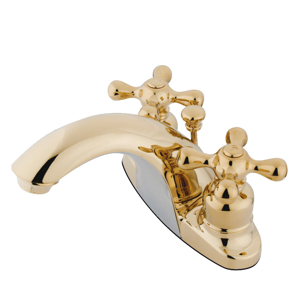 Kingston Brass KB7648AX 4-Inch Centerset Bathroom Faucet - Chrome Finish, Single Handle, Water-Saving Design for Bathroom Sink or Vanity