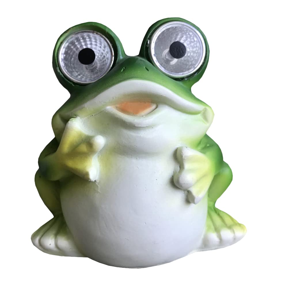 Solar Powered Frog Garden Lights - Waterproof Outdoor Solar Frog Statue Decor for Patio, Lawn, Yard | Eco-Friendly Solar LED Lighting for Garden Pathways, Flower Beds & Backyard Decoration