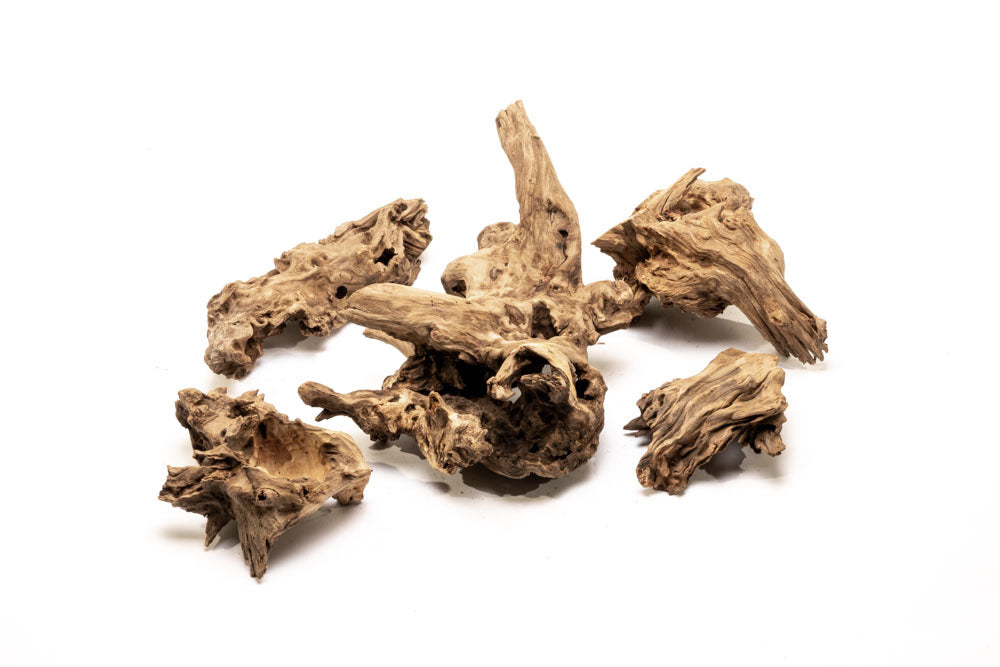 Natural Driftwood for Aquarium Decor - Unique Basin Driftwood for Fish Tank, Terrarium & Home Decor - Perfect for Aquatic Plants, Reptile Habitats & Zen Gardens