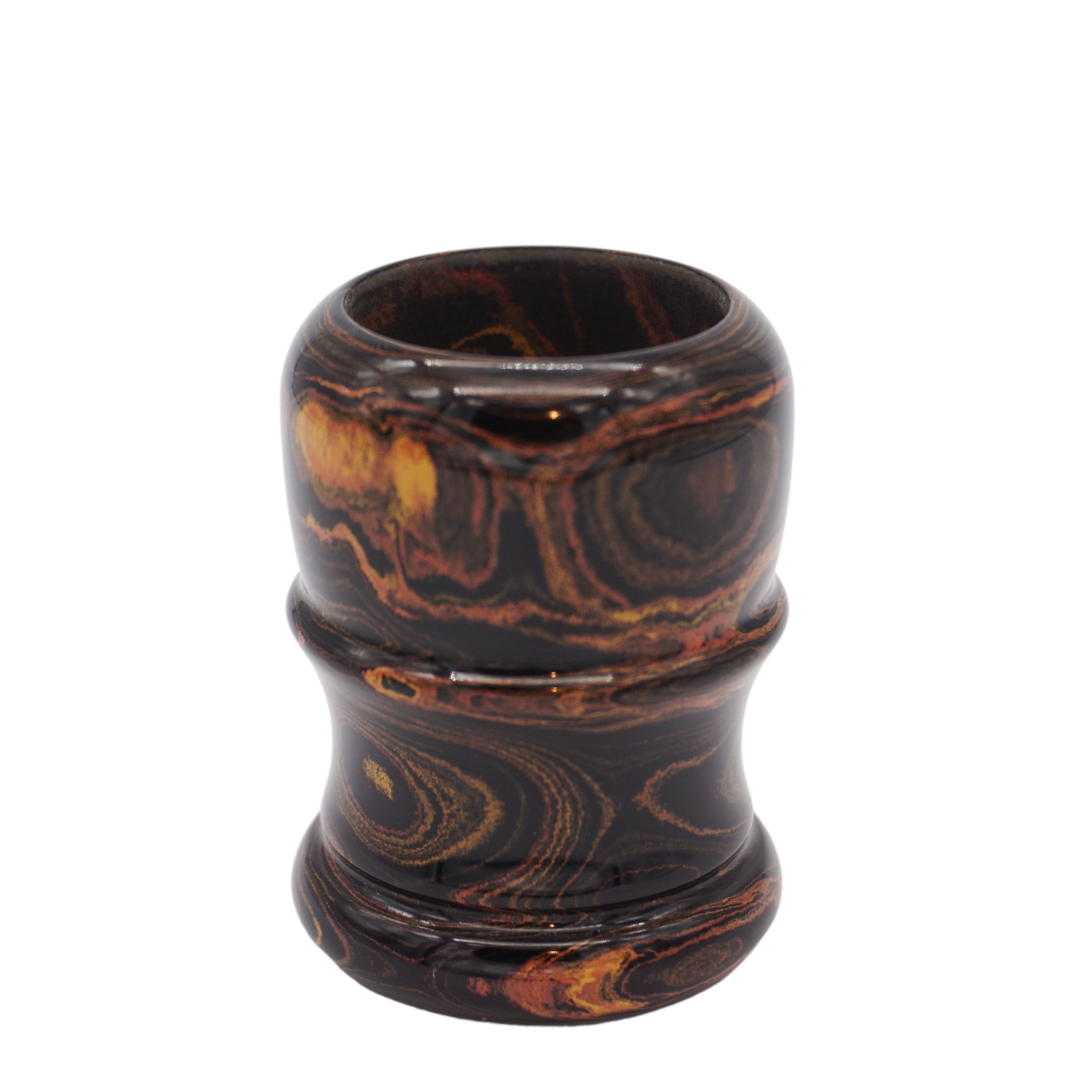 Premium Honey Ebonite Handmade Shaving Brush Handle - Fits 24mm & 26mm Knots - Perfect for Wet Shaving & Grooming Gifts for Men