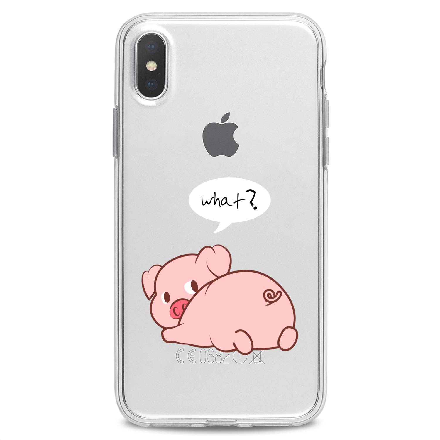 Premium TPU Phone Case for iPhone 16/15/14/13/12/11 Pro Max/Plus/Mini/XS/XR/X/8/7/6/5/SE - Cute Kawaii Animal Patterns, Slim Pink Design with Funny Quotes | Perfect for Girls, Teens & Trendy Protection (School, Work, Travel)